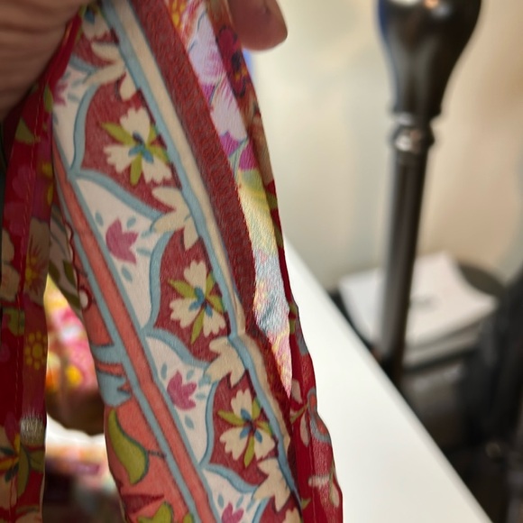 JONES WEAR JEANS PLEATED FLORAL PAISLEY PRINT COTTON MINI SKIRT SIZE 8 - Picture 11 of 11